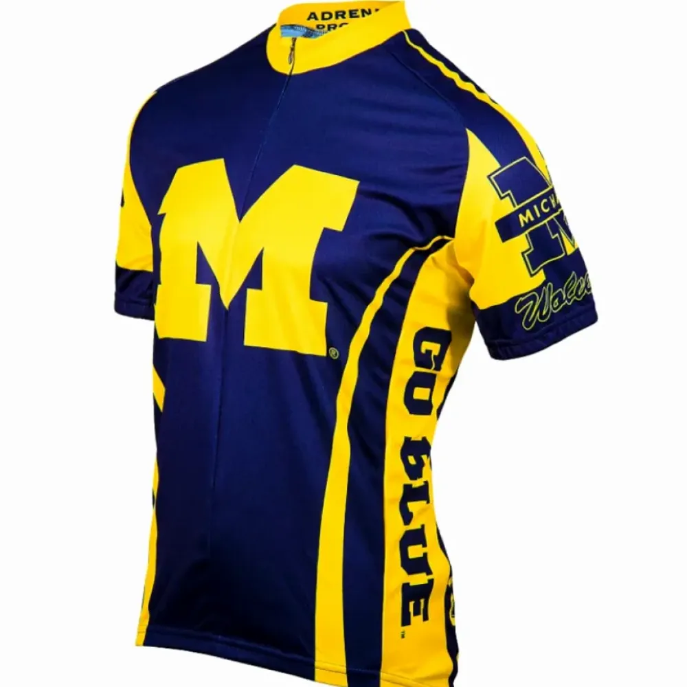 Michigan University Wolverines Cycling Jersey