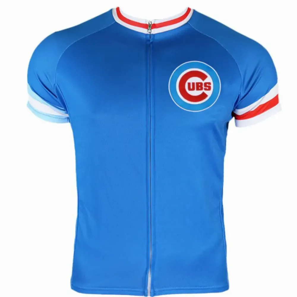 MLB Chicago Cubs Blue Cycling Jerseys