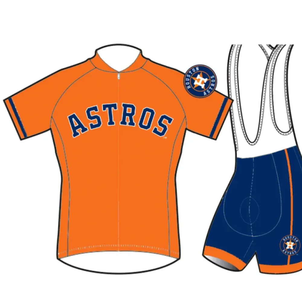 MLB Houston Astros Cycling Jerseys and (bib) shorts
