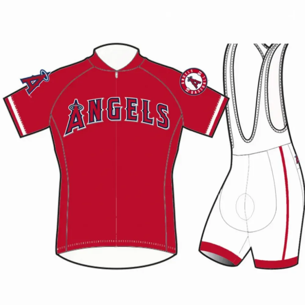 MLB Los Angeles Angels Cycling Jerseys and (bib) shorts