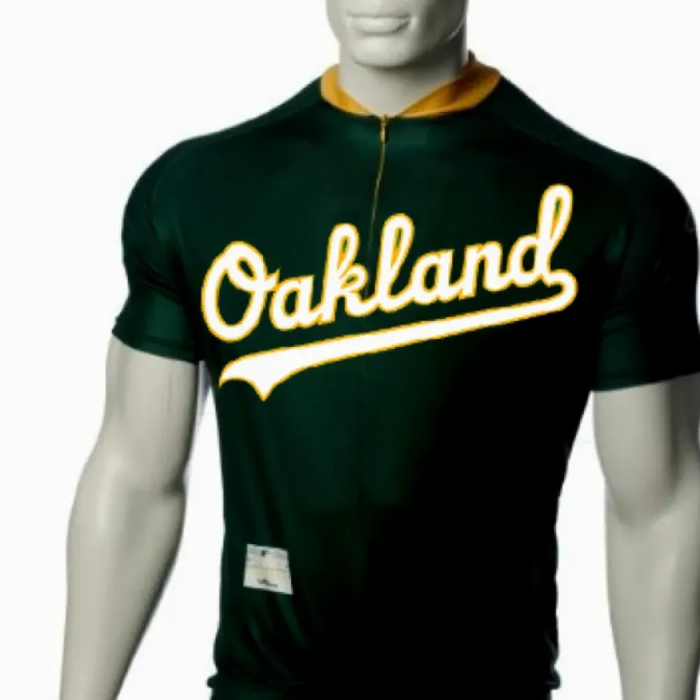 MLB Oakland Athletics Cycling Jerseys new logos