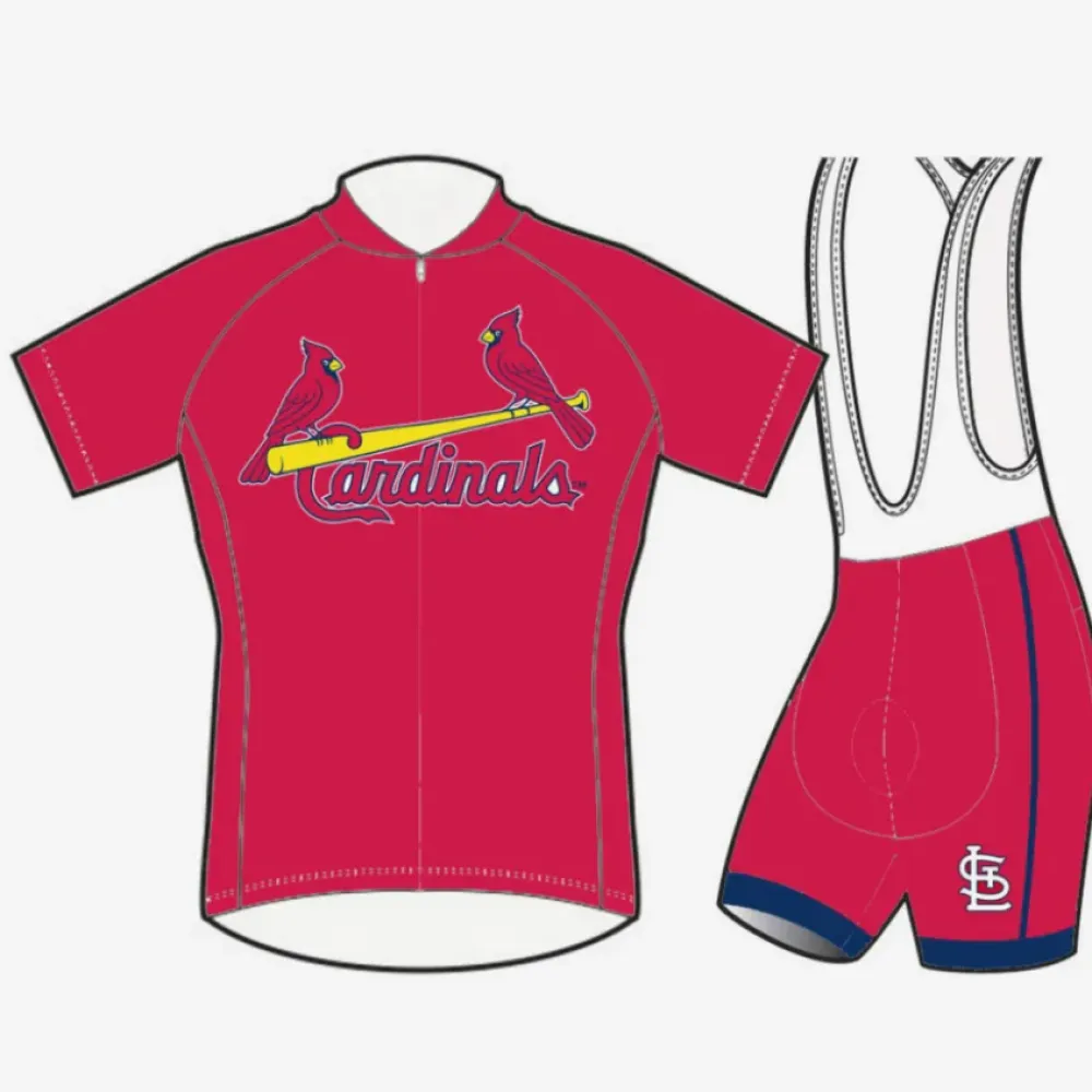 MLB St. Louis Cardinals Cycling Jerseys and (bib) shorts