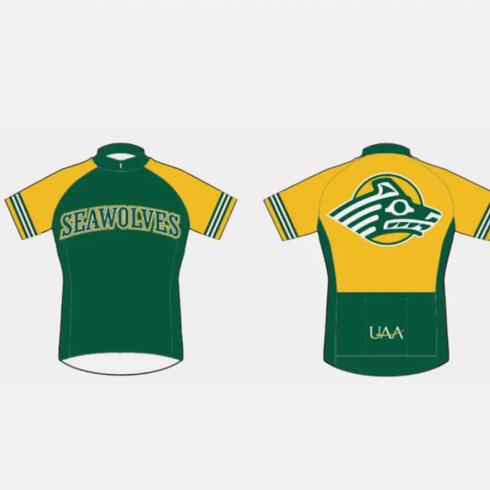 Alaska Anchorage Seawolves Short Sleeve Cycling Jerseys