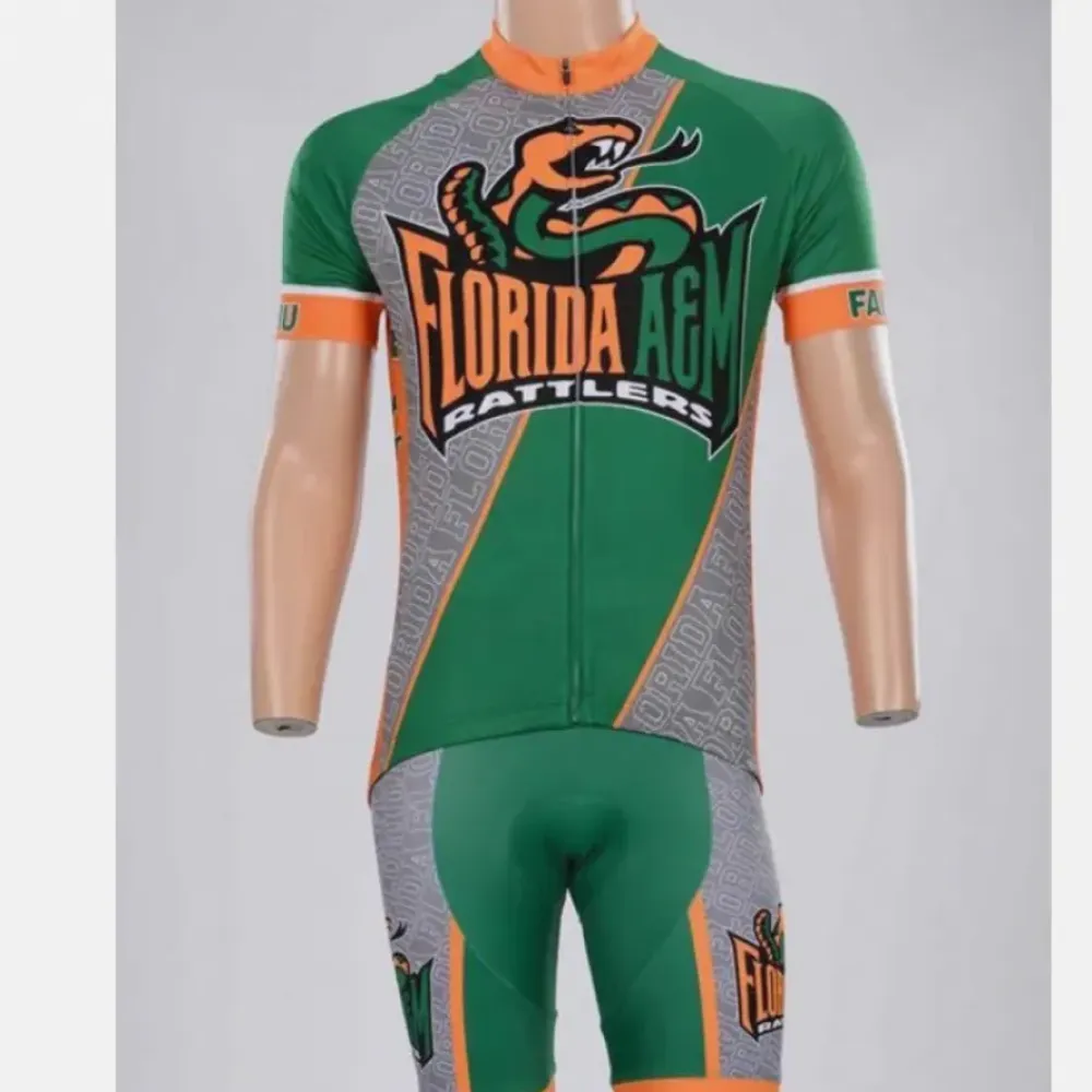 FAMU Florida A&M University Rattlers Cycling Jerseys and shorts