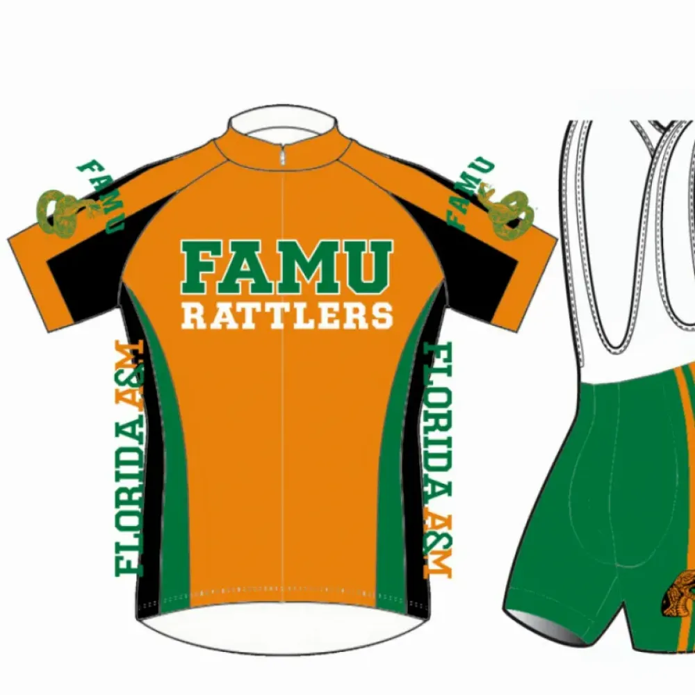 FAMU Florida A&M University Rattlers Cycling Jerseys shorts bibs