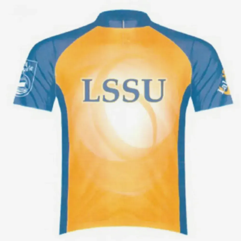 Lake Superior State Lakers Short Sleeve Cycling Jerseys