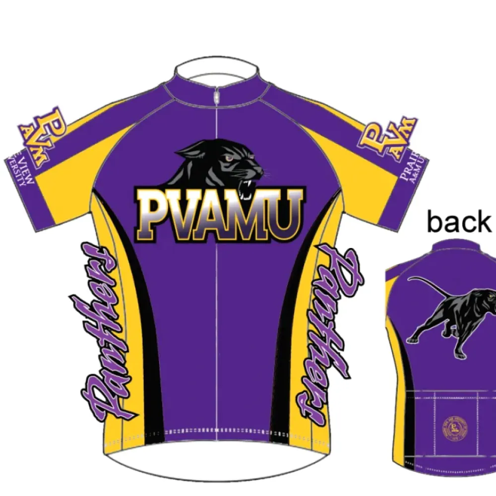 NCAA  PVAMU Prairie View A&M University Cycling Jerseys shorts bibs