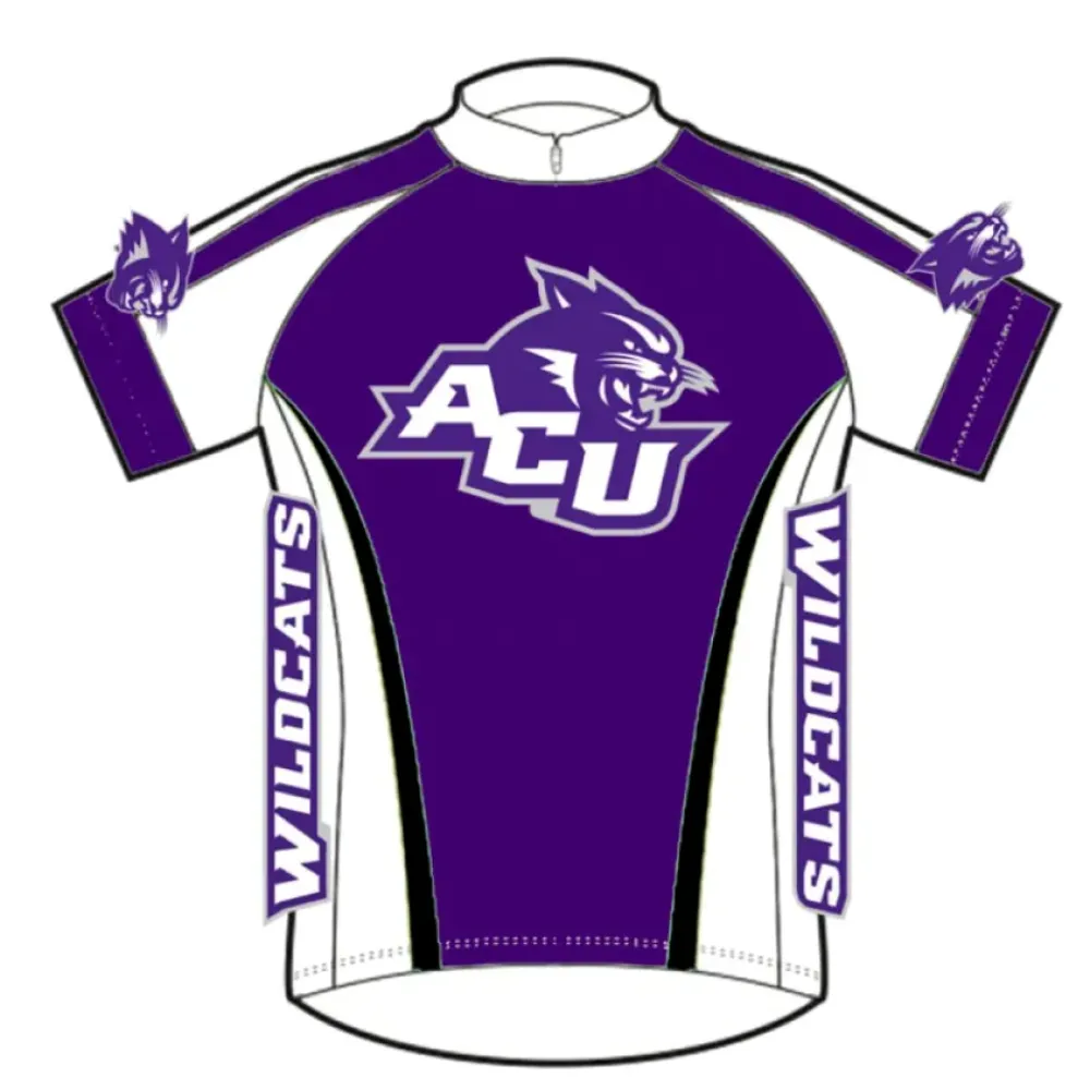 NCAA Abilene Christian University ACU Wildcats Cycling Jerseys