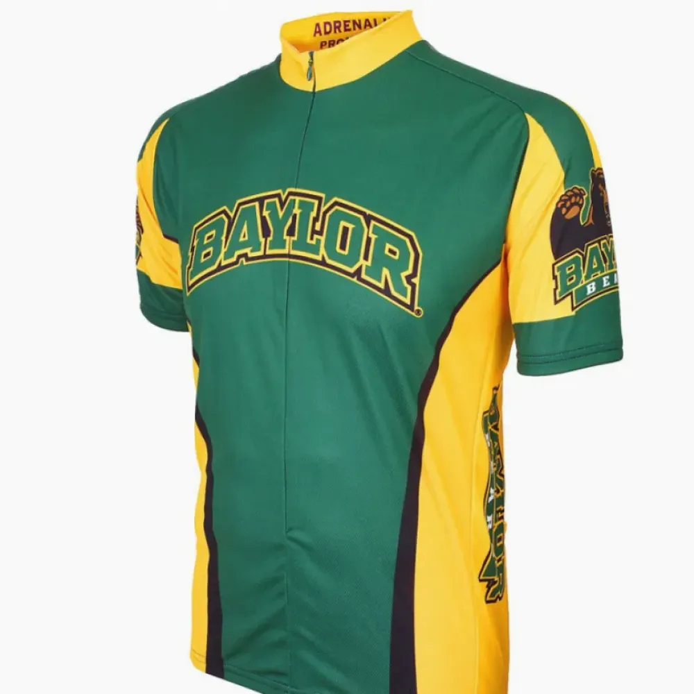 NCAA BU Baylor Bears Short Sleeve Cycling Jerseys