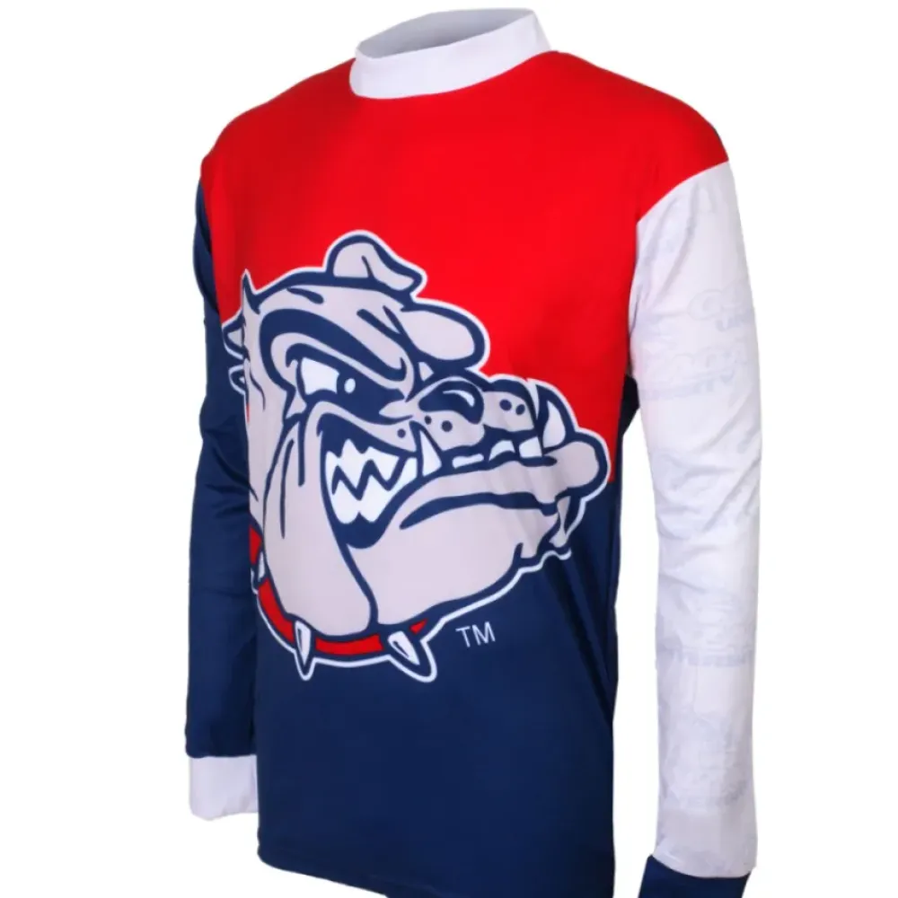 NCAA GU Gonzaga Bulldogs Cycling (bib) shorts Mountain Long Sleeve MTB Bike Cycling Jerseys
