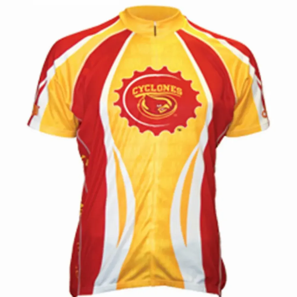 NCAA Iowa State Cyclones Short Sleeve Bicycle Jerseys
