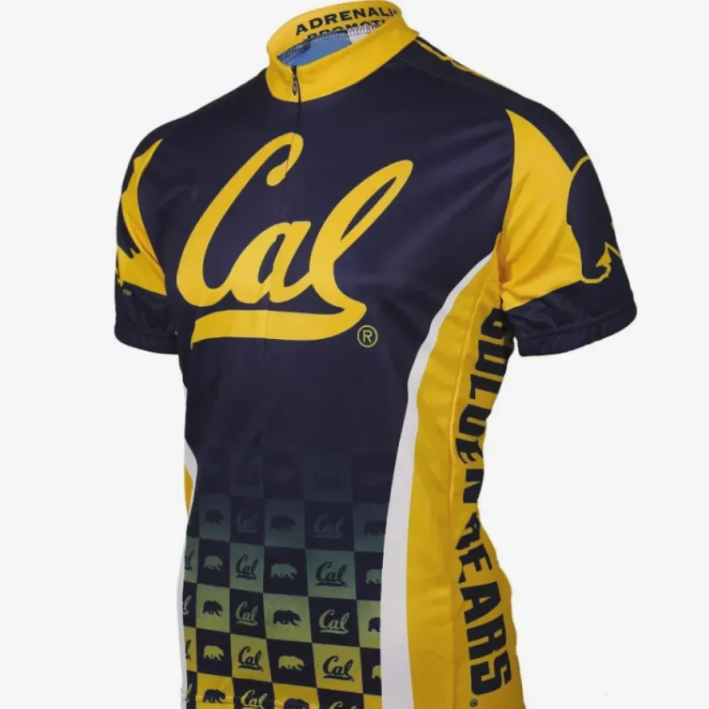 NCAA California Golden Bears Short Sleeve Cycling Jerseys