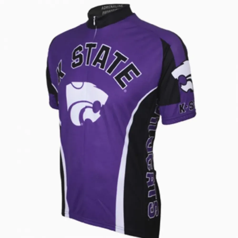 NCAA KSU K-State Kansas State Wildcats Cycling Jerseys