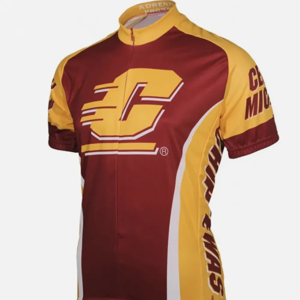 NCAA Central Michigan Chippewas Cycling Jerseys