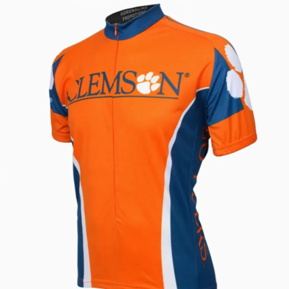 NCAA Clemson University TIGERS Orange Cycling Jerseys