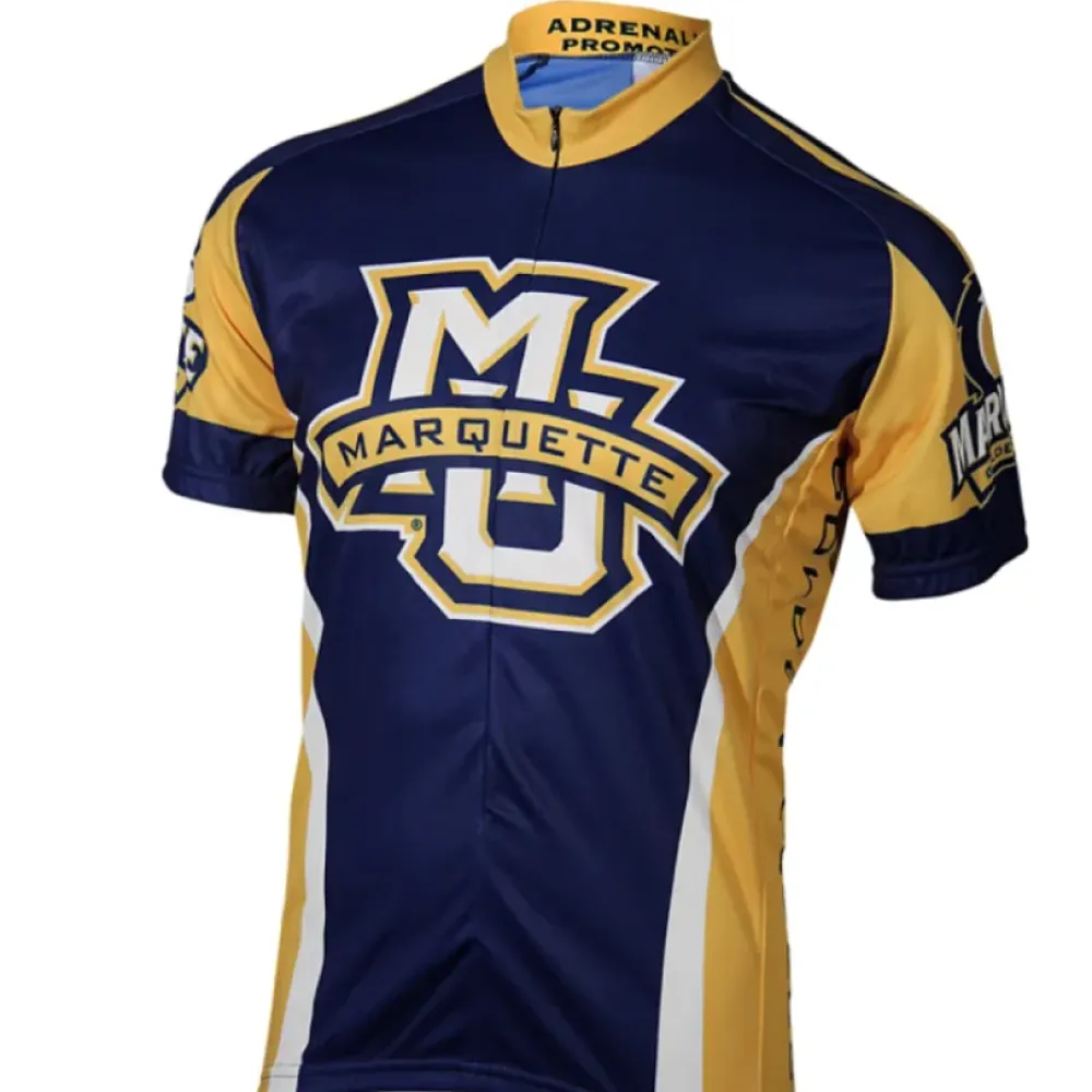 NCAA Marquette University Marquette Golden Eagles Cycling Jerseys