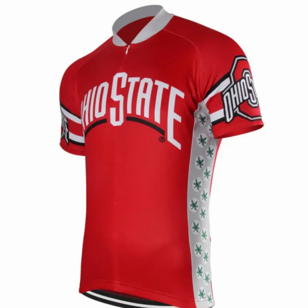 NCAA OSU The Ohio State University Buckeyes Cycling Jerseys