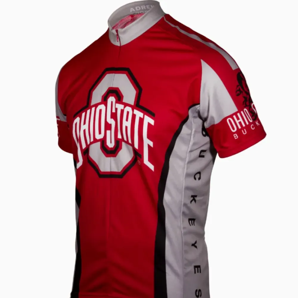 NCAA OSU The Ohio State University Buckeyes Cycling Jerseys