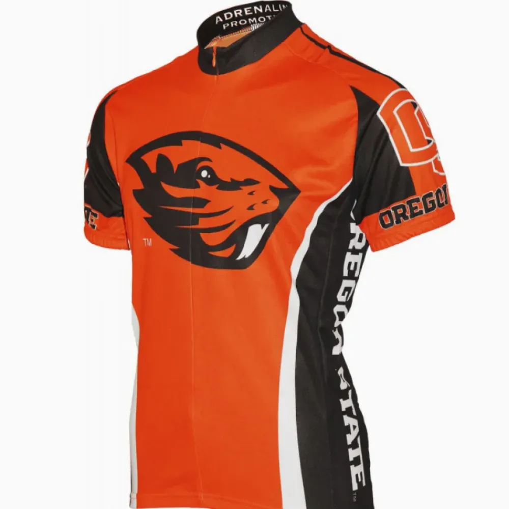 NCAA OSU, Oregon State University Beavers Cycling Jerseys Orange