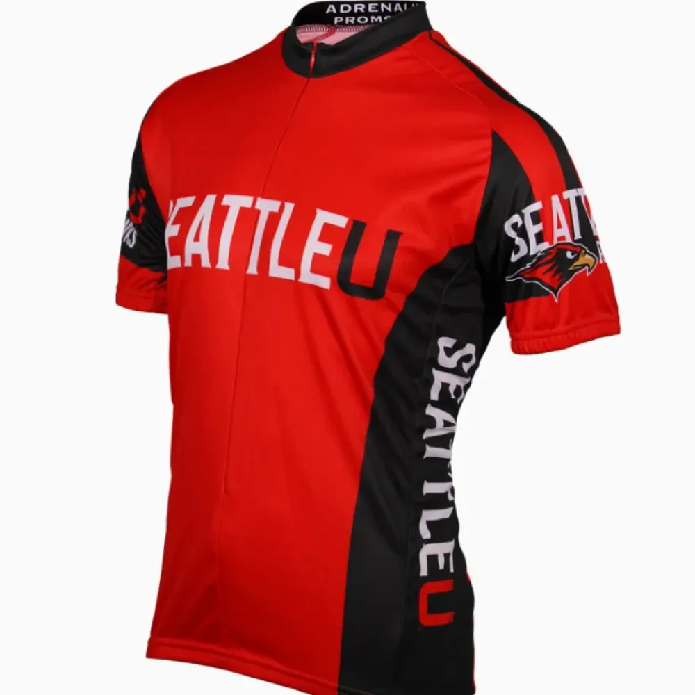 NCAA SU Seattle University Redhawks Cycling Jerseys