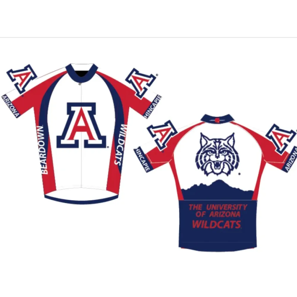NCAA U of A, UA University of Arizona Wildcats Cycling Jerseys