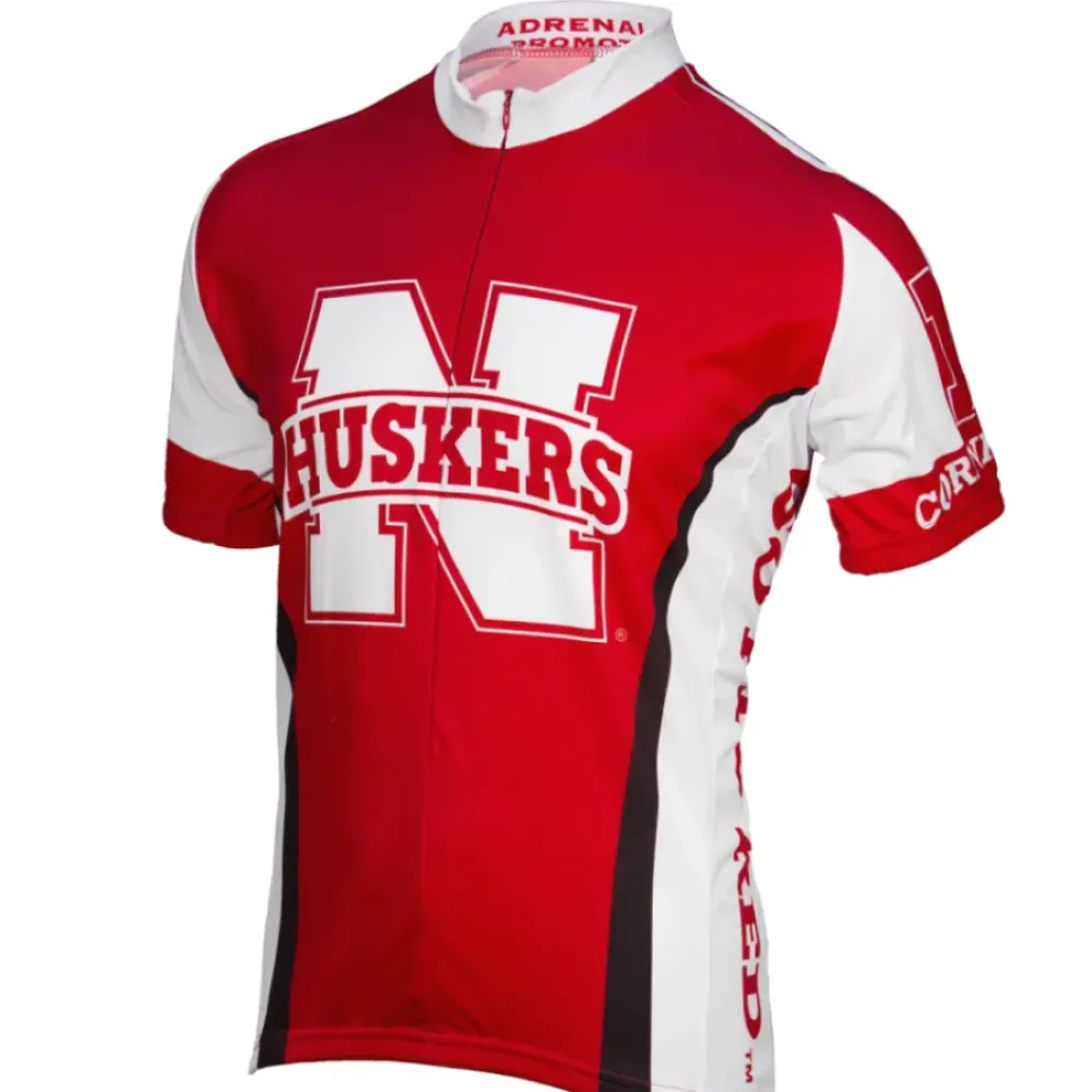 NCAA UNL or NU University of Nebraska–Lincoln Nebraska Cornhuskers Cycling Jerseys