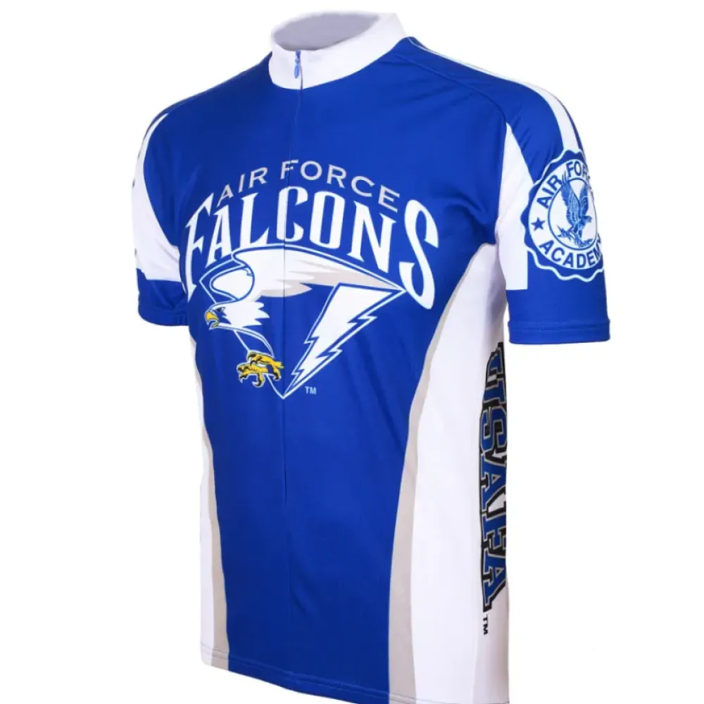 NCAA USAFA United States Air Force Falcons Short Sleeve Cycling Jerseys