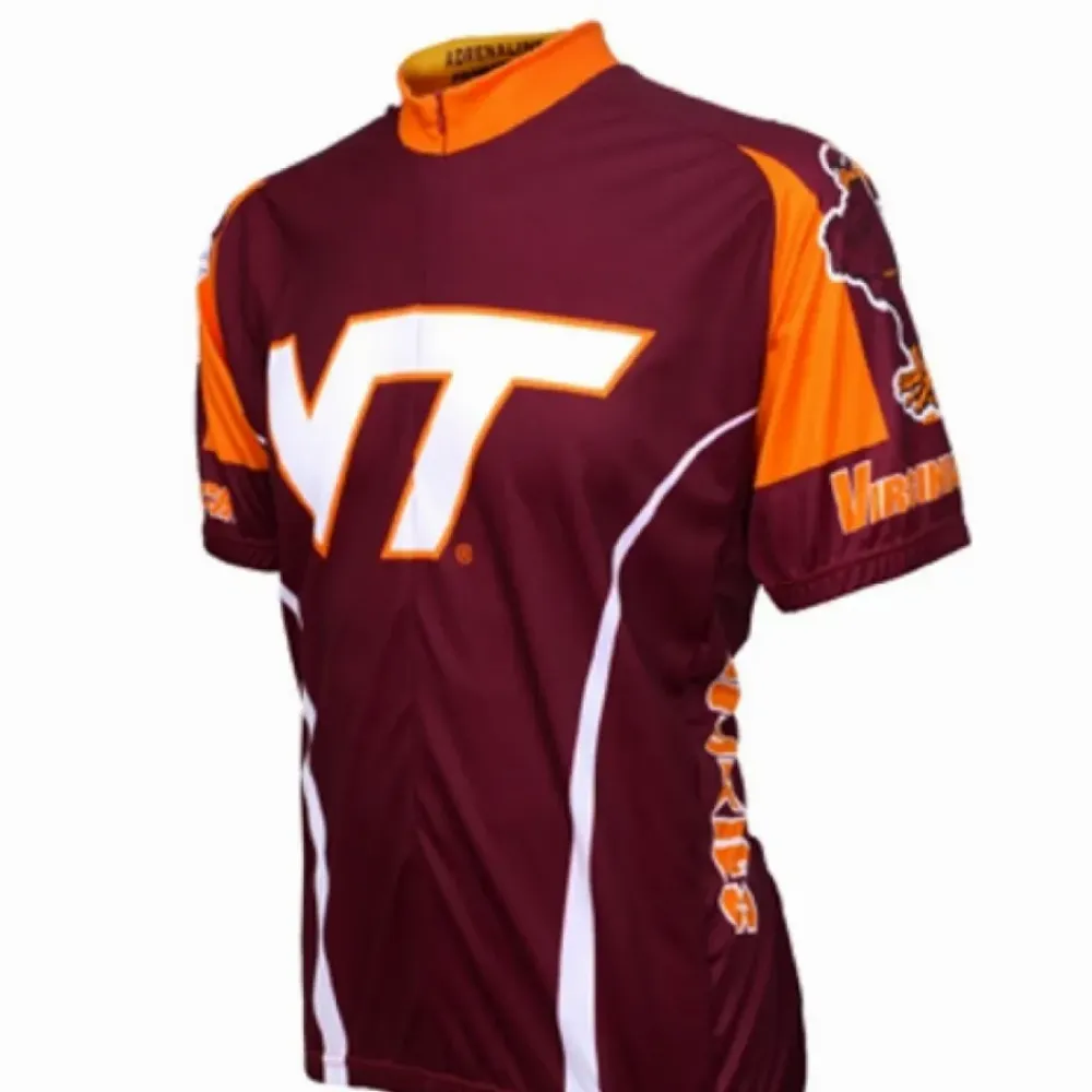 NCAA VT VPI Virginia Polytechnic Institute and State University Virginia Tech Hokies Cycling Jerseys