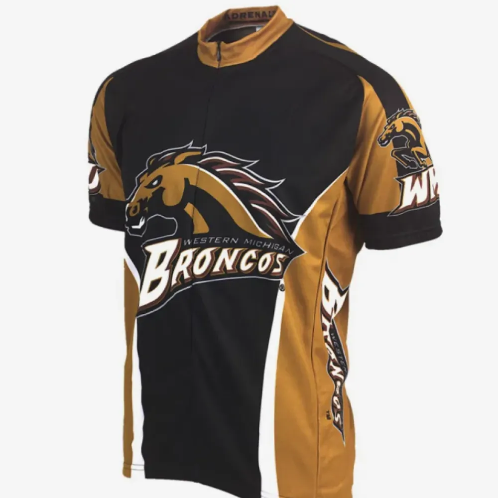 NCAA WMU Western Michigan University Broncos Cycling Jerseys