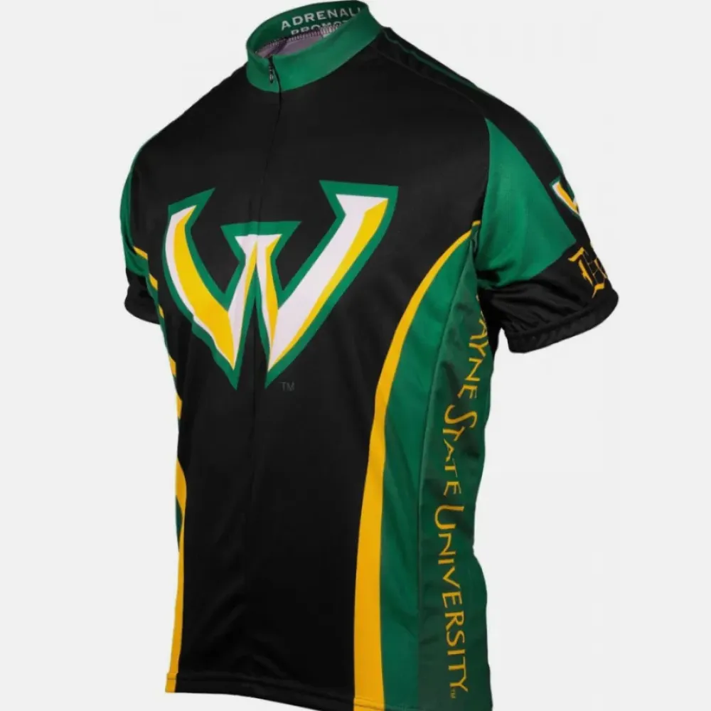 NCAA WSU Wayne State University Warriors Cycling Jerseys