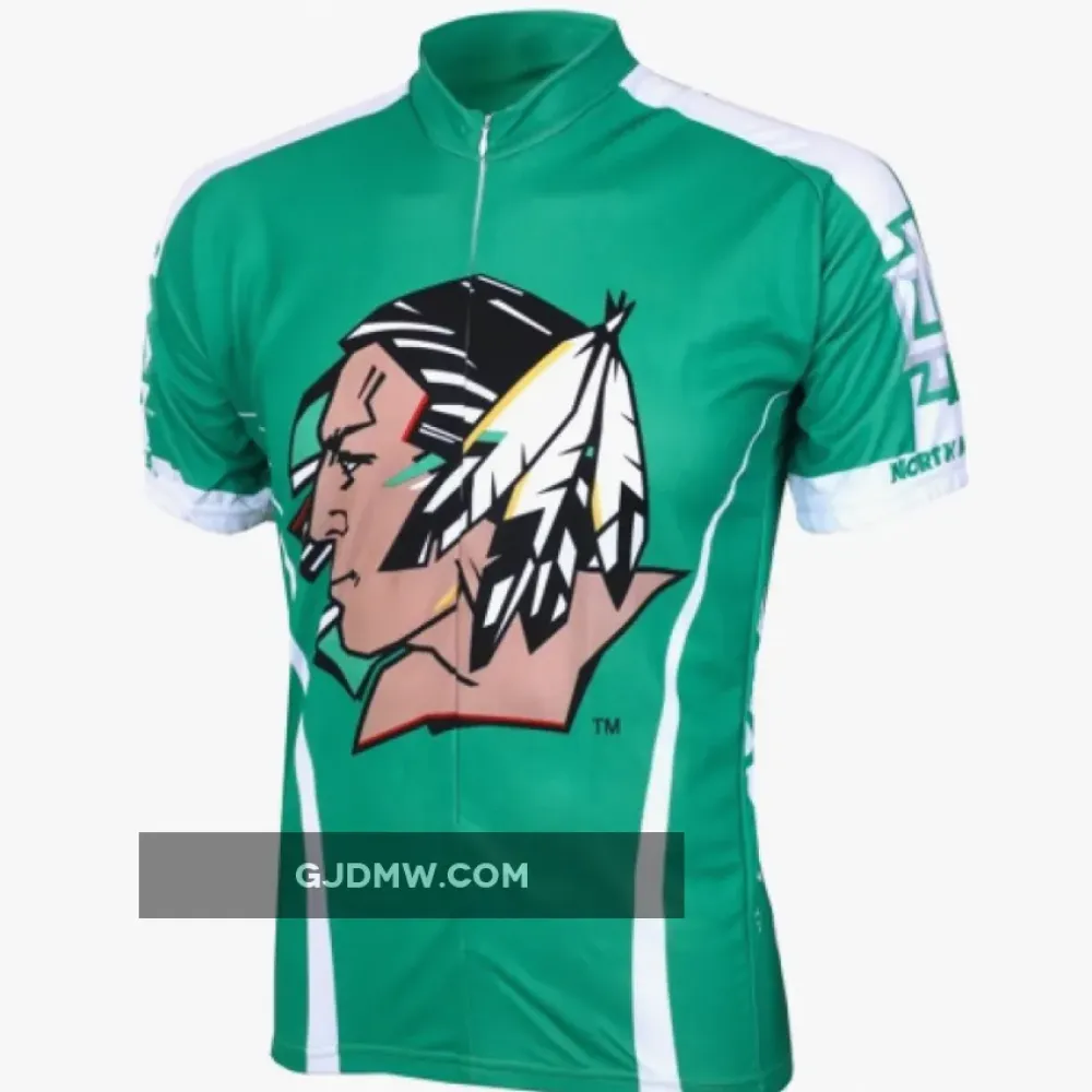 NCAA UND University of North Dakota Fighting Hawks Sioux Cycling Jerseys