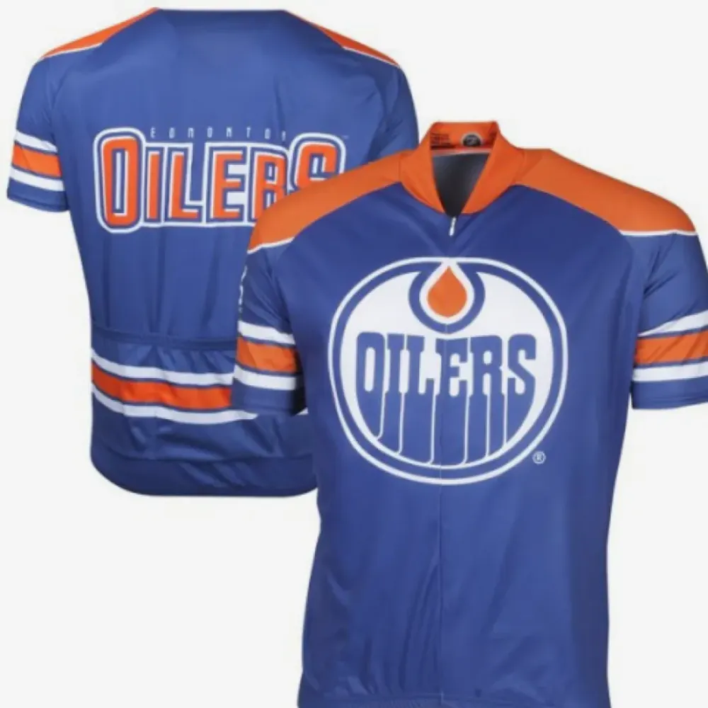 NHL Edmonton Oilers Bicycle Cycling Jerseys
