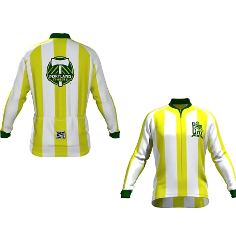 MLS Portland Timbers Long Sleeve Cycling Jerseys