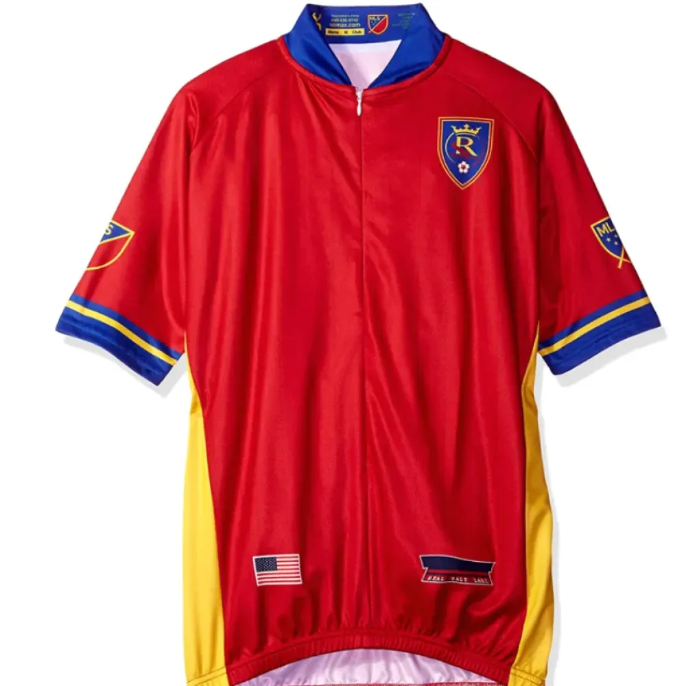 MLS Real Salt Lake Short Sleeve Cycling Jerseys Red