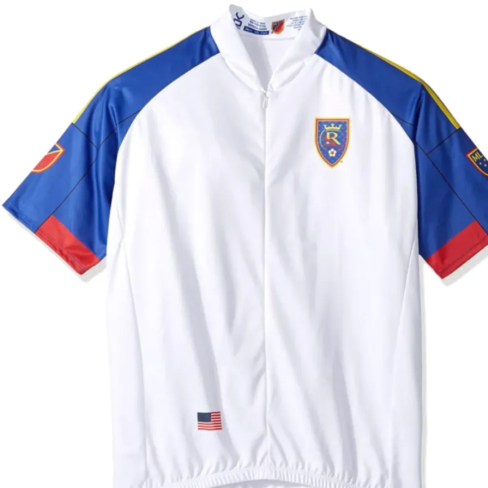 MLS Real Salt Lake Short Sleeve Cycling Jerseys White