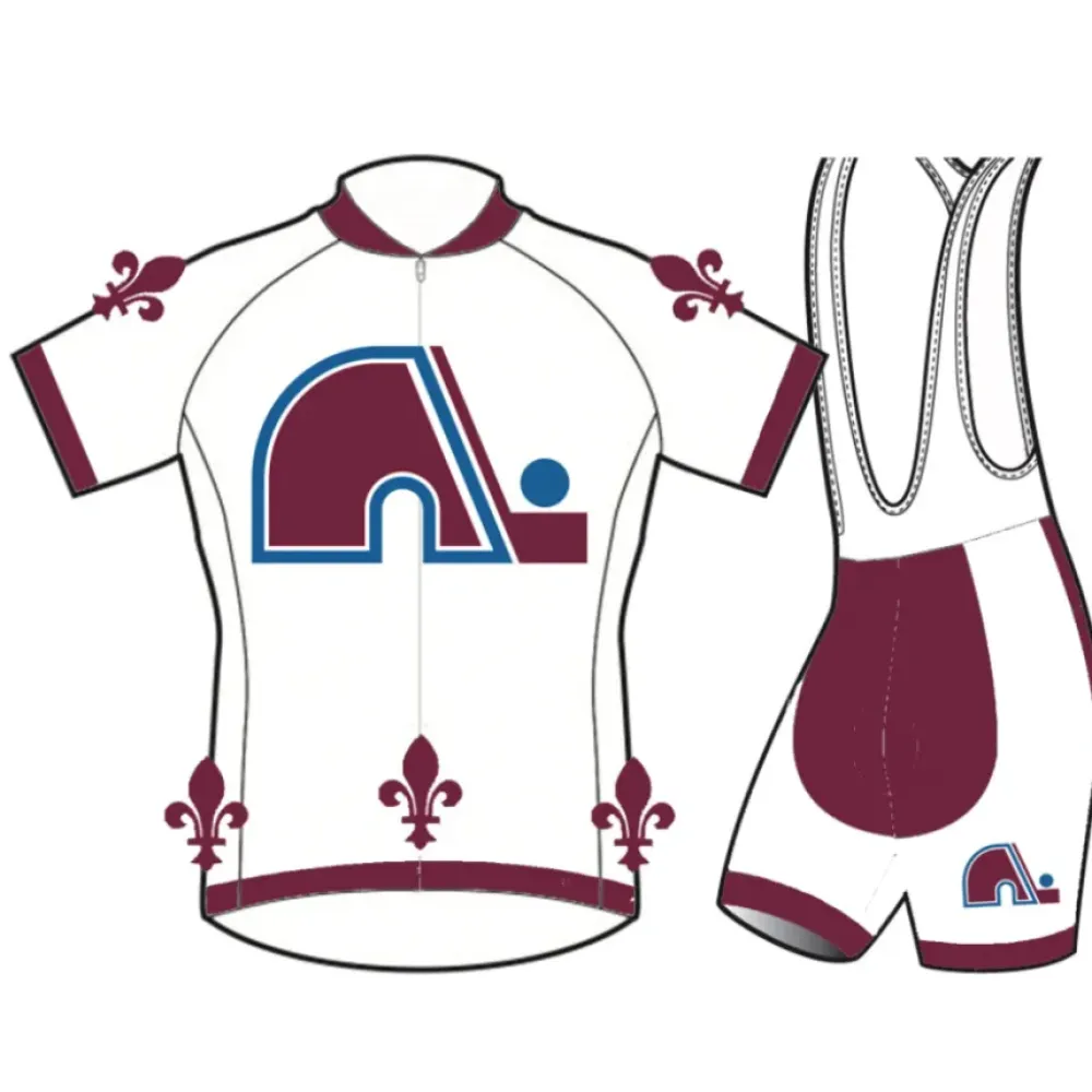 NHL Colorado Avalanche Cycling Jerseys Bib Shorts