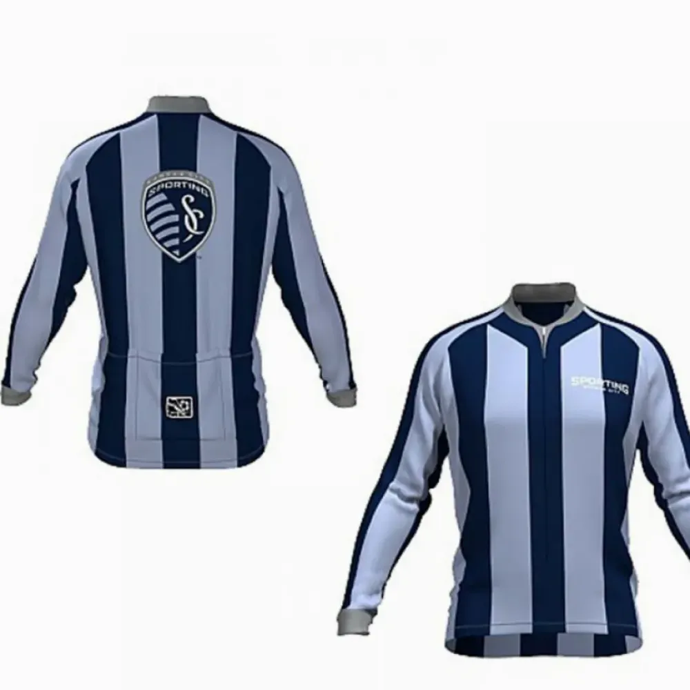 MLS Sporting Kansas City Long Sleeve Cycling Jerseys