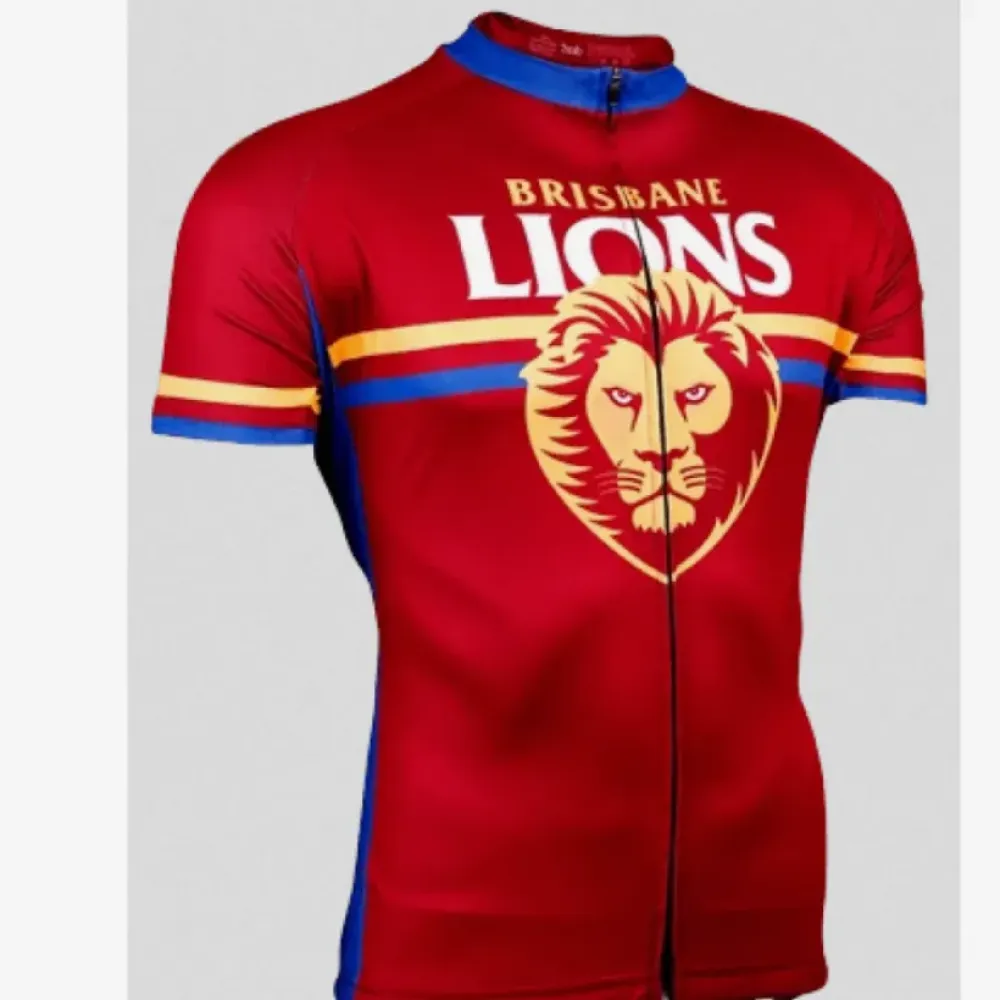 AFL Brisbane Lions Cycle Apparel Short Sleeve Cycling Jerseys