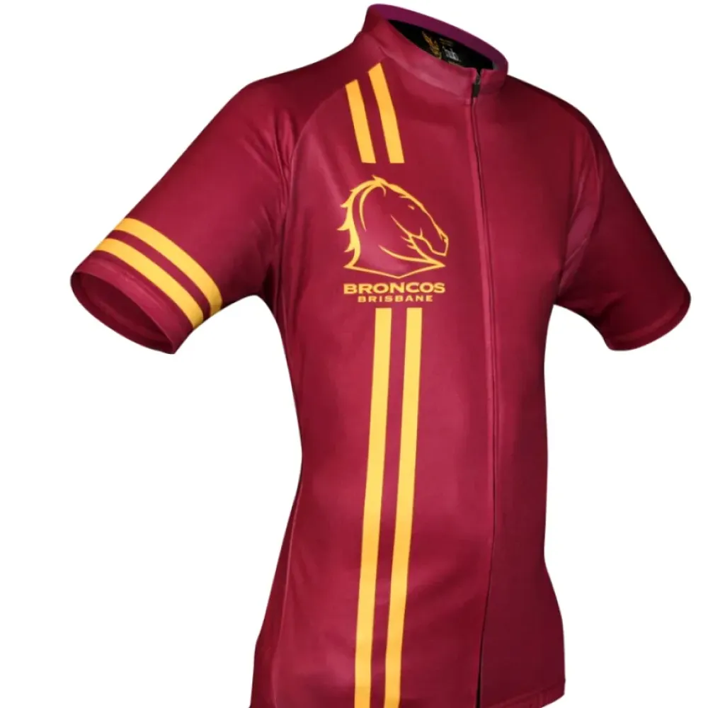 NRL Broncos Short Sleeve Cycling Jerseys
