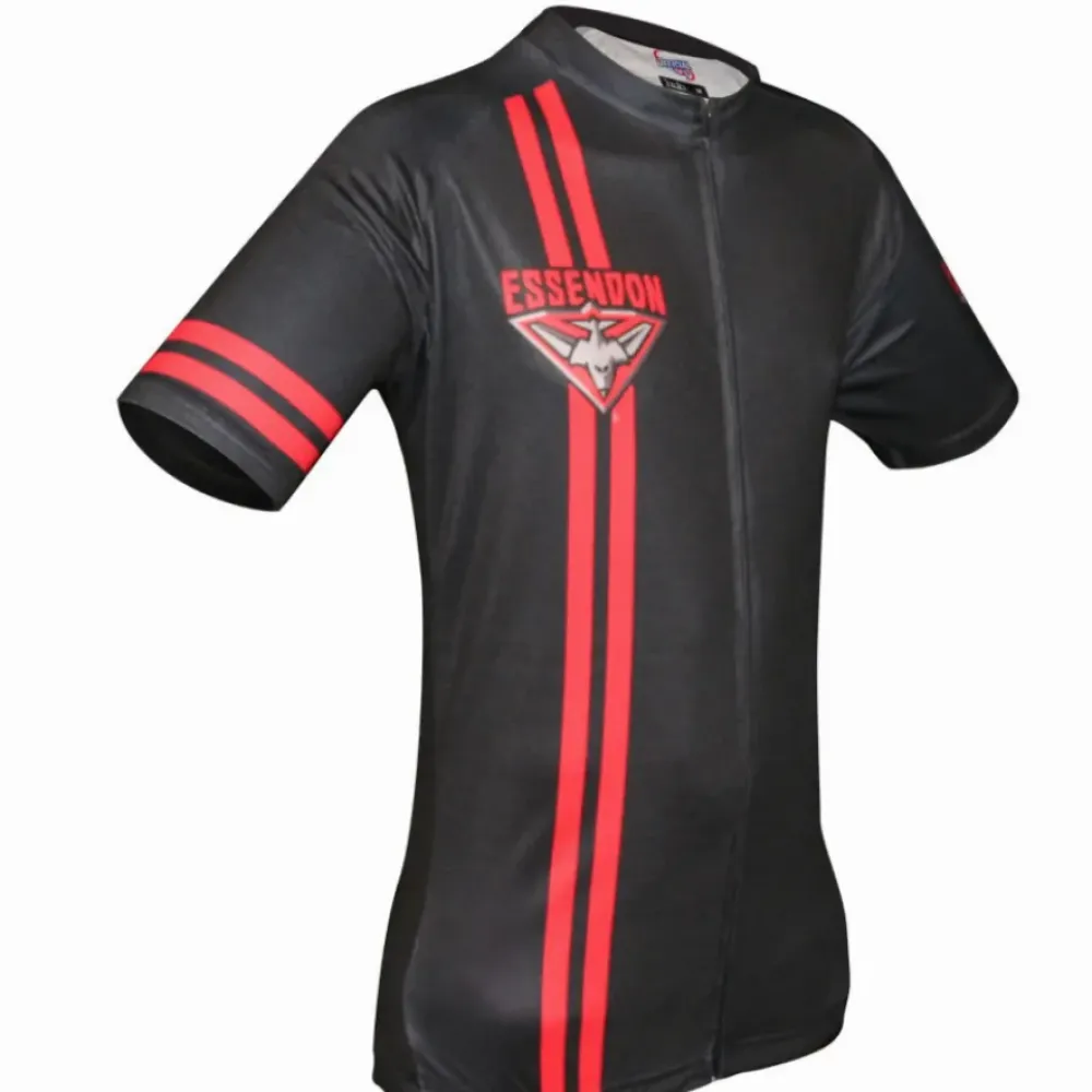 AFL Essendon Bombers Mountain and road bike Short Sleeve Cycling Jerseys