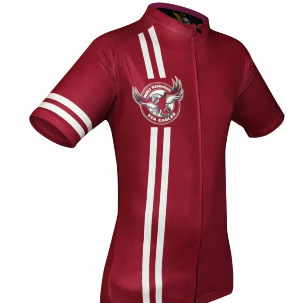 NRL Manly-Warringah Sea Eagles Short Sleeve Cycling Jerseys
