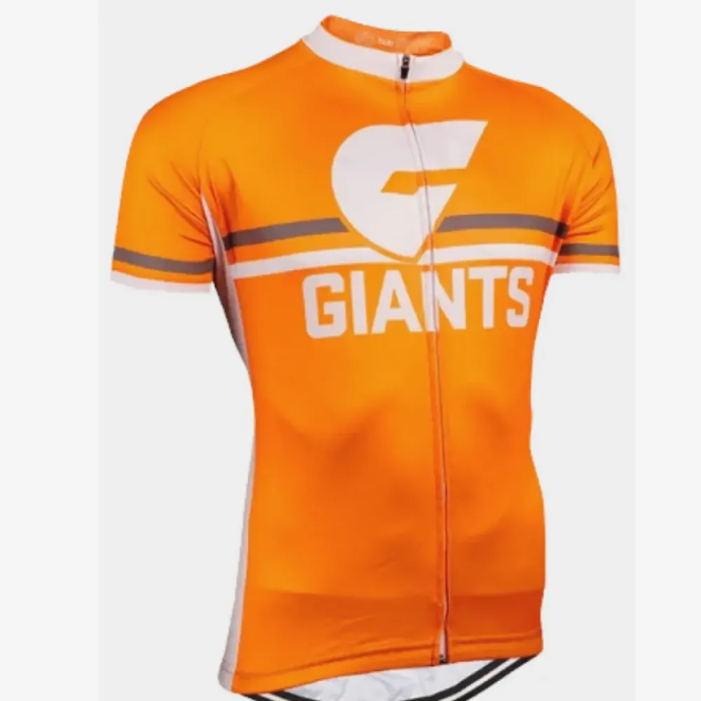 AFL Greater Western Sydney Giants Short Sleeve Cycling Jerseys