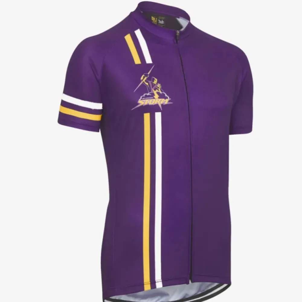 NRL Melbourne Storm Short Sleeve Cycling Jerseys