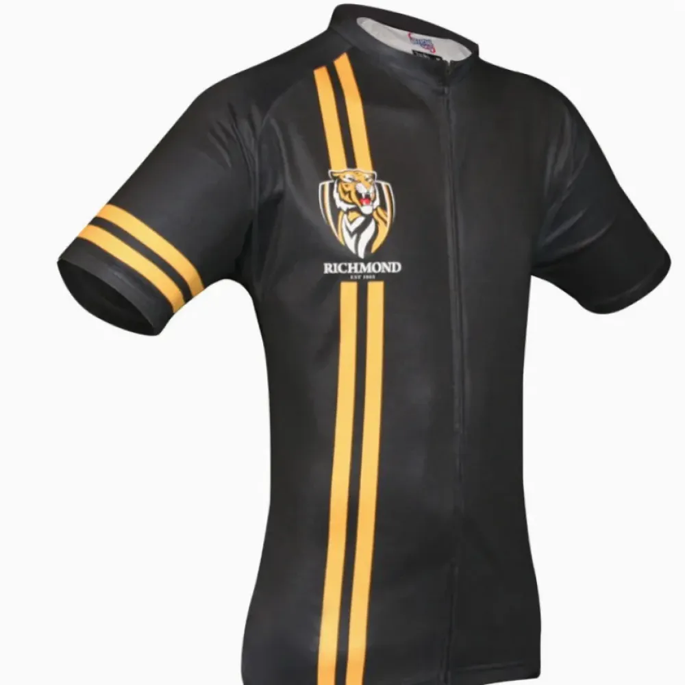 AFL Richmond Tigers Short Sleeve Cycling Jerseys