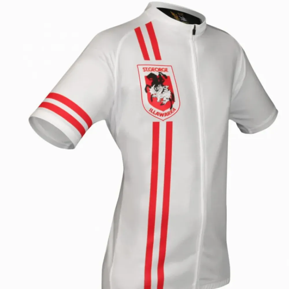 NRL St. George Illawarra Dragons Short Sleeve Cycling Jerseys
