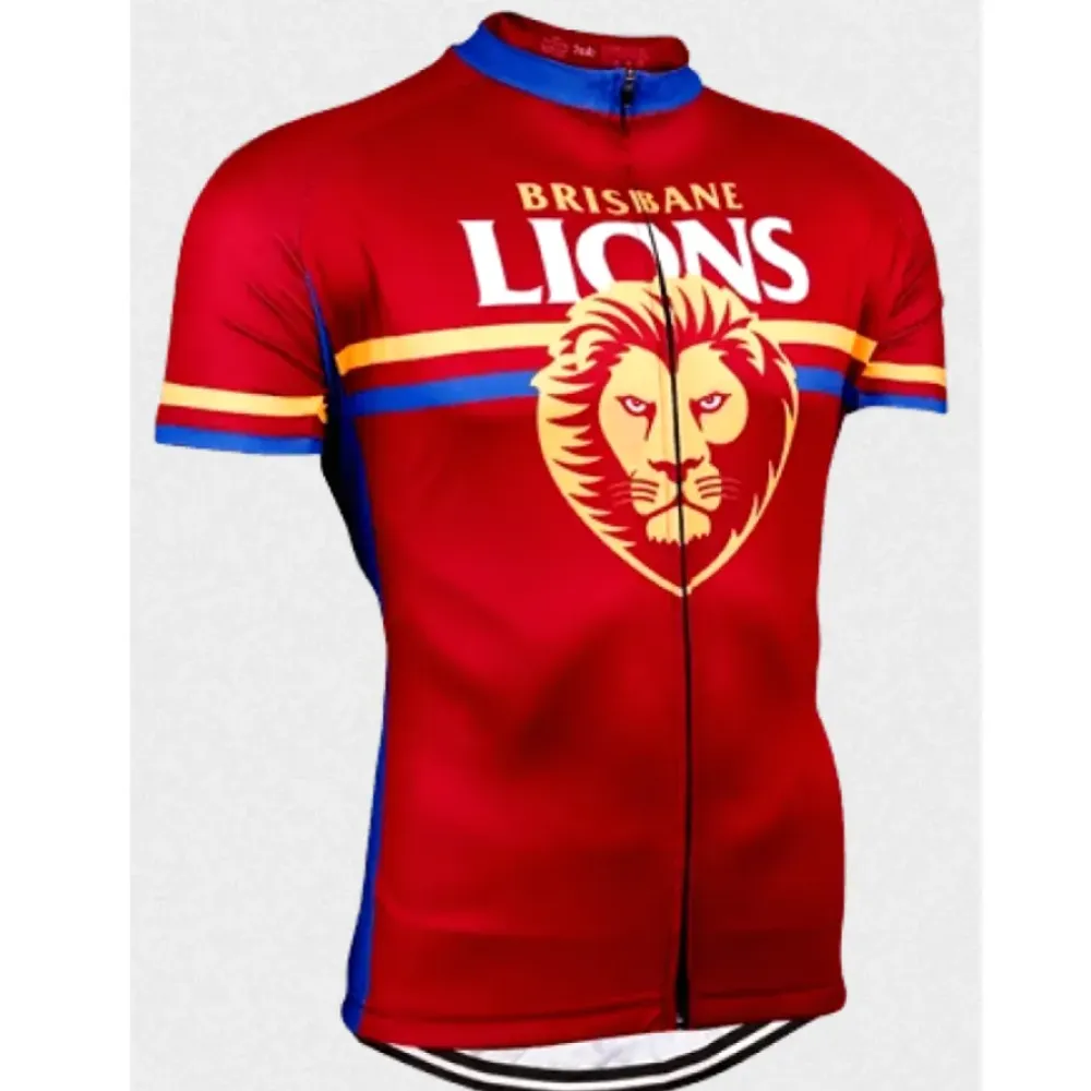 AFL Brisbane Lions Cycle Apparel Short Sleeve Cycling Jerseys