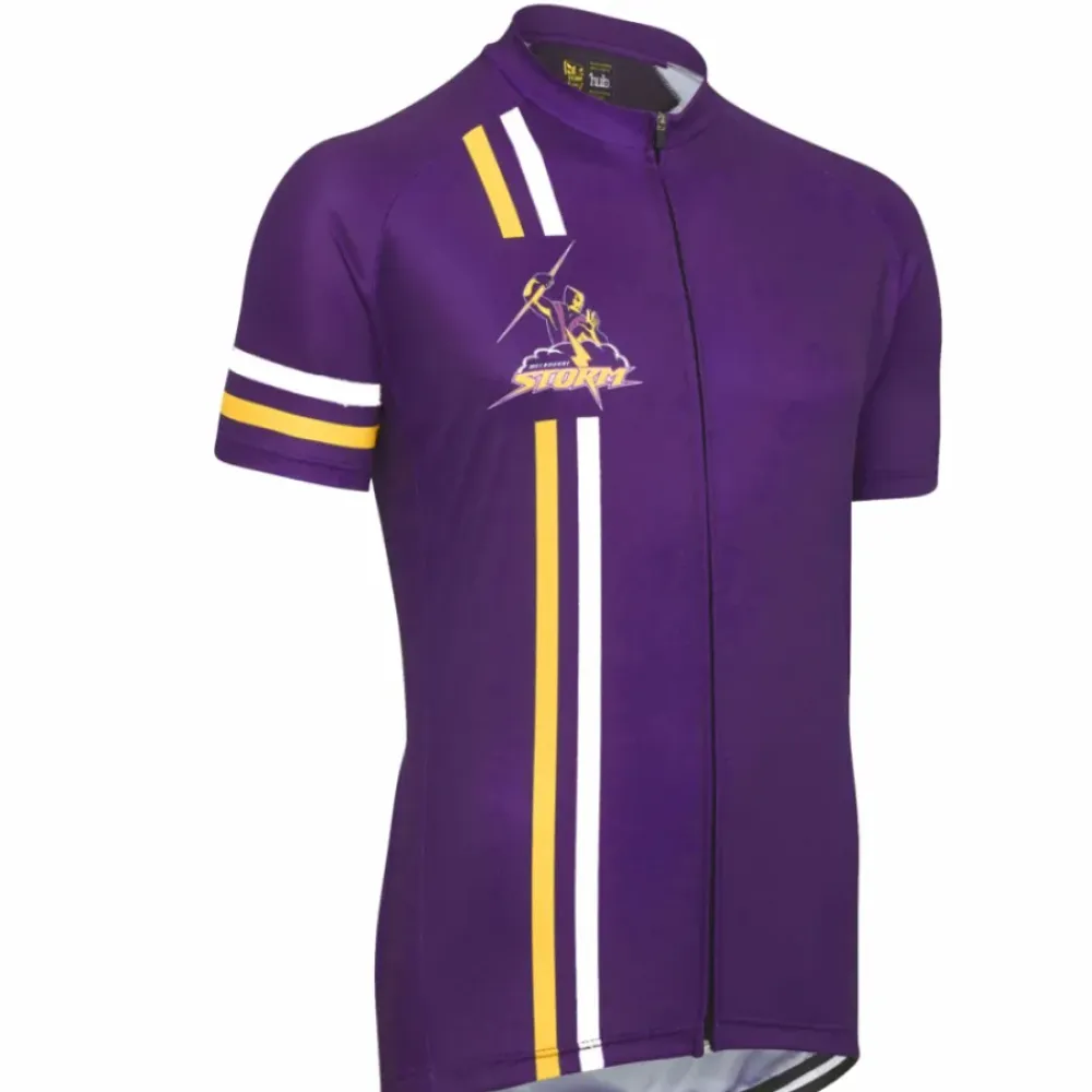 NRL Melbourne Storm Short Sleeve Cycling Jerseys