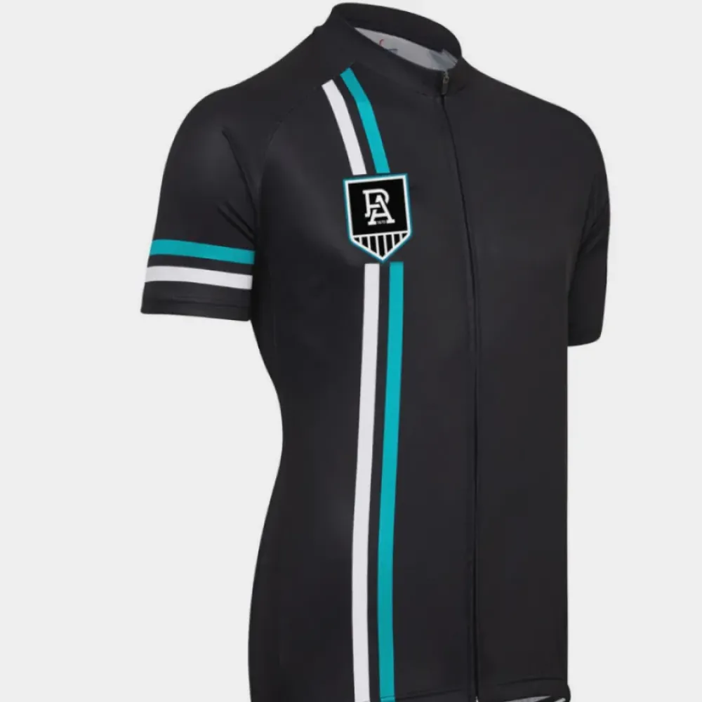 AFL Port Adelaide Power Mountain and road bike Short Sleeve Cycling Jerseys