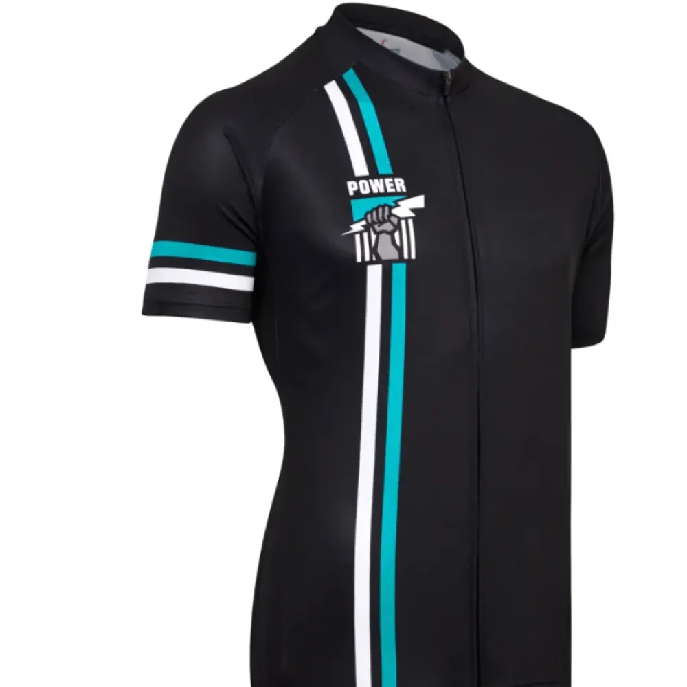 AFL Port Adelaide Power Short Sleeve Cycling Jerseys