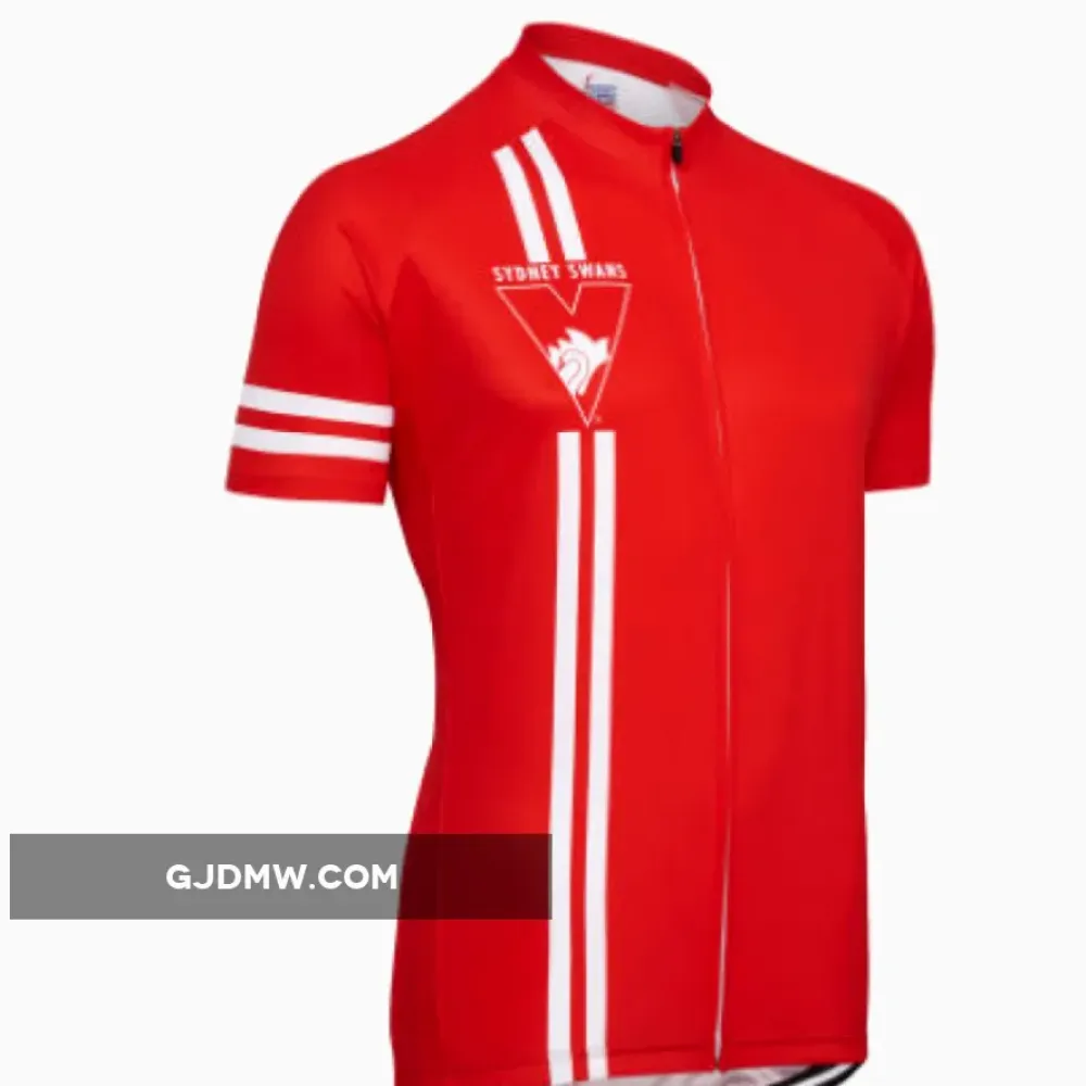 AFL Sydney Swans Mountain and road bike Short Sleeve Cycling Jerseys